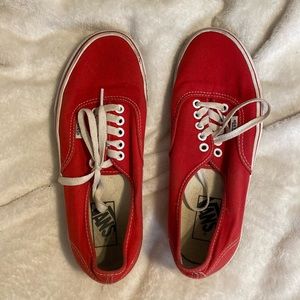Red Vans